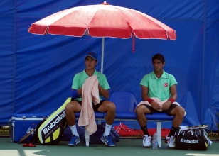 Endonezya'da milli tenis�ilerimiz f�rt�na gibi