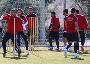 Gaziantep B�y�k�ehir Belediyespor taktik �al��t�