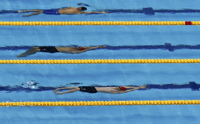 Havuzda madalyalar sahibini buldu