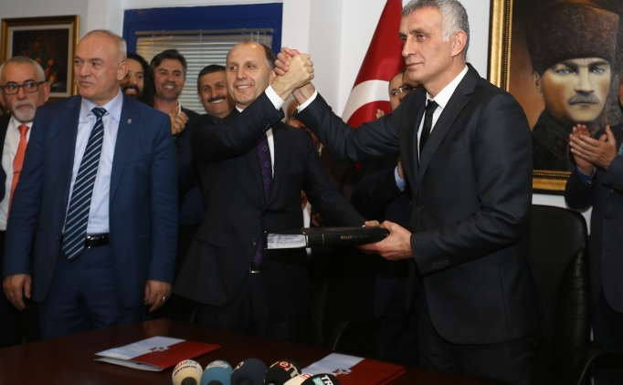 Trabzonspor'da g�rev de�i�imi, duygusal anlar...