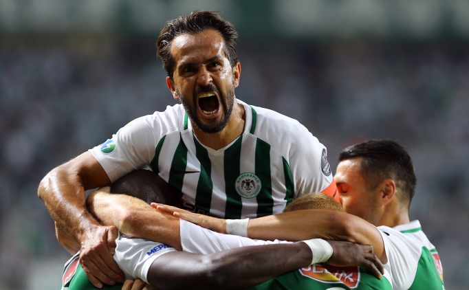 Tam bir gol d�ellosu! Konyaspor galip...