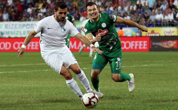 Rizespor ve Erzurumspor, karde pay yapt!