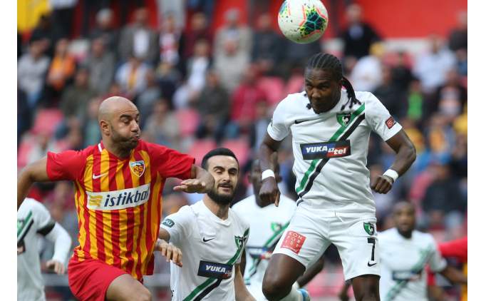 Kayserispor ve Denizlispor, puanlar paylat