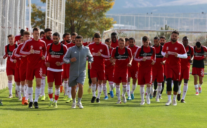 Sivasspor'da Antalyaspor ma hazrlklar srdrd