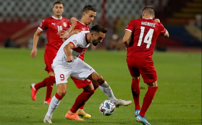 A Milli Tak�m�m�z, S�rbistan'da 2 puan b�rakt�!