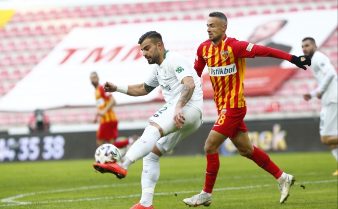 Konyaspor, Kayseri'de 89'dan sonra geri d�nd�
