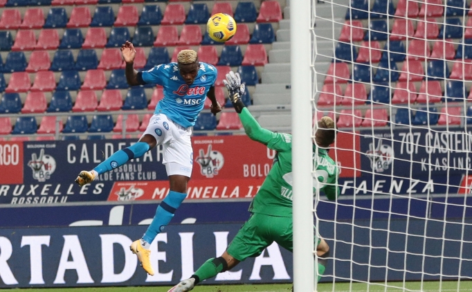 Osimhen kafay� kulland�, Napoli 3 puan� ald�