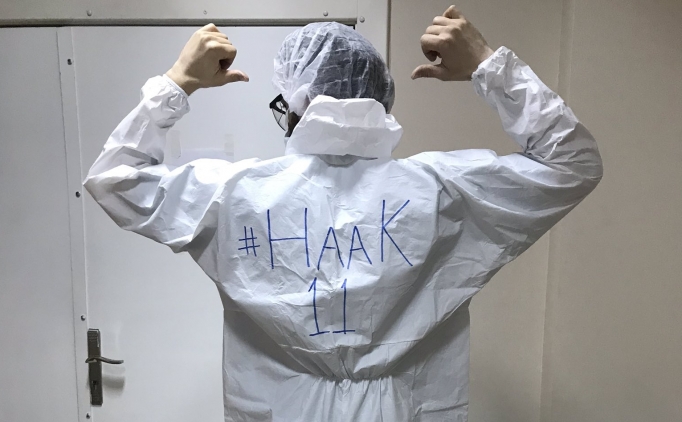 Haak'tan sağlık çalışanına teşekkür