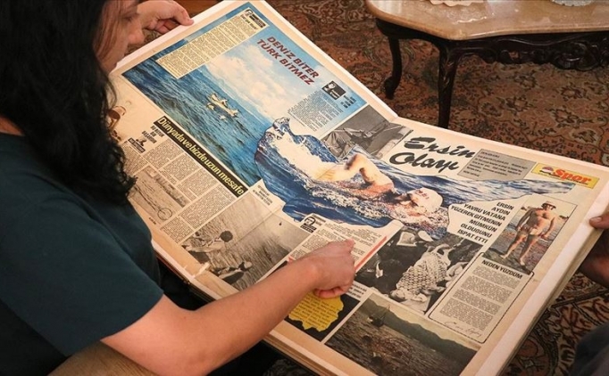 Kula�lar�yla denizleri a�an efsane y�z�c� Ersin Ayd�n, rekorlar�yla an�lacak