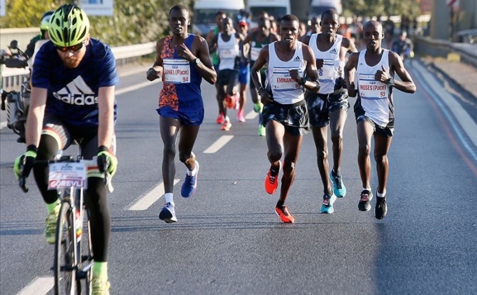 �stanbul Maratonu'na yabanc� atlet damgas�