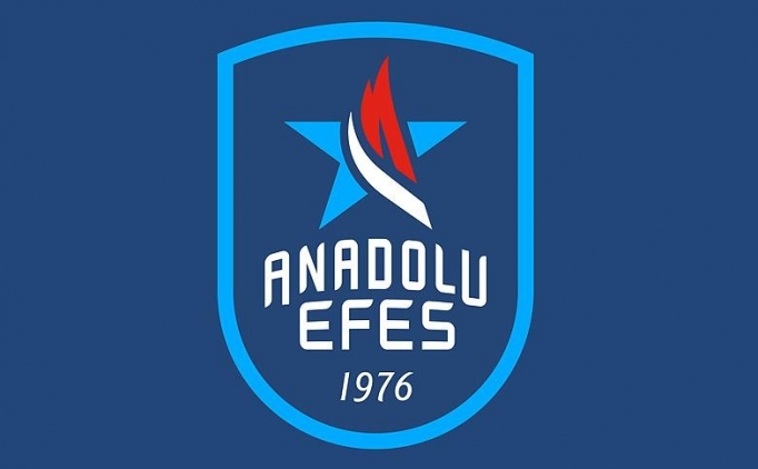 �ampiyon Anadolu Efes'in logosu, Avrupa'da �ok �nemli bir �d�le lay�k g�r�ld�.
