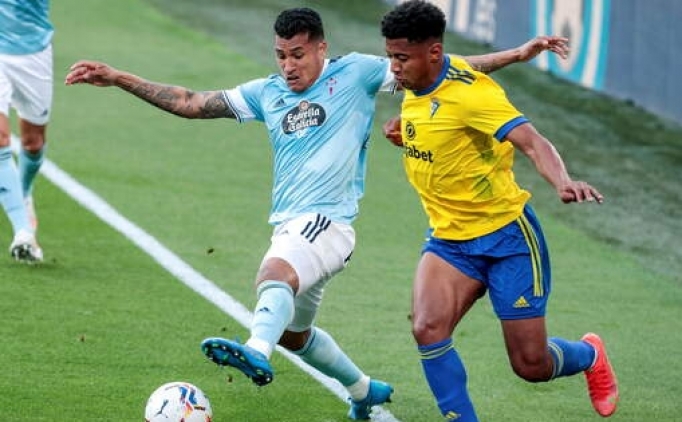 Cadiz Celta Vigo'yu 87 isabetli pasla malup etti