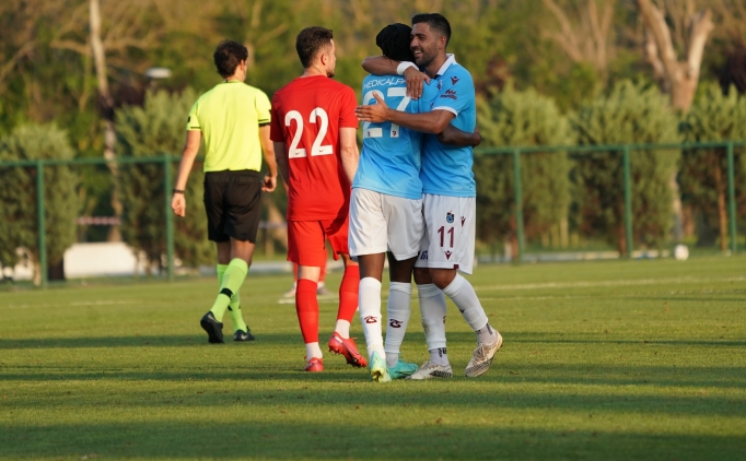 Trabzonspor'dan 8 goll� haz�rl�k ma��
