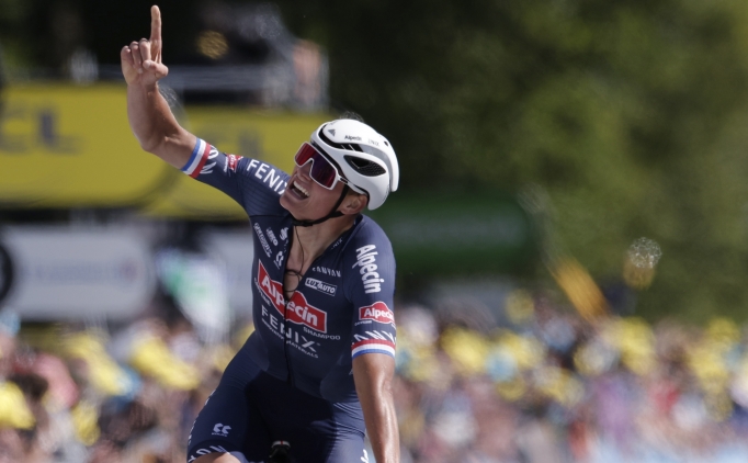Fransa Bisiklet Turu'nun ikinci etab�n� Mathieu van der Poel kazand�