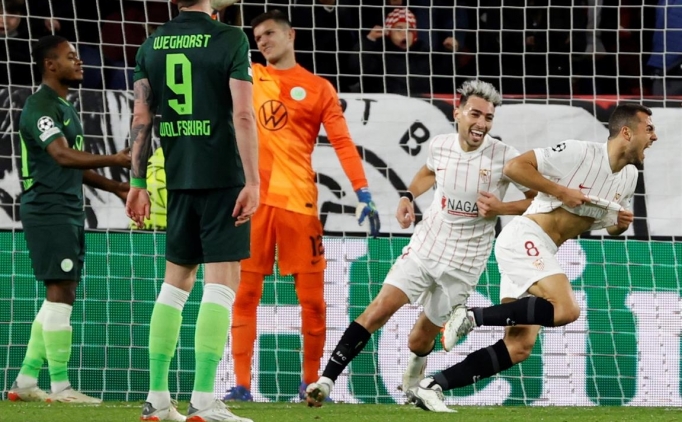Sevilla ilk galibiyetini Wolfsburg'u yenerek ald�