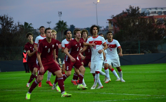 U19 Milli Takm, Letonya'y 2 golle ykt