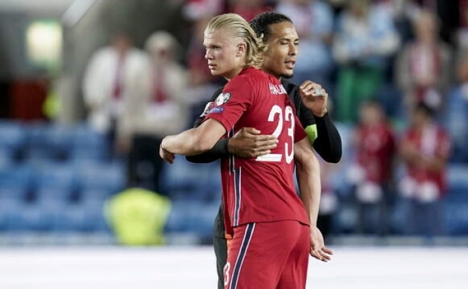 Erling Haaland: 'San�r�m Van Dijk'�n parma��n� k�rd�m'