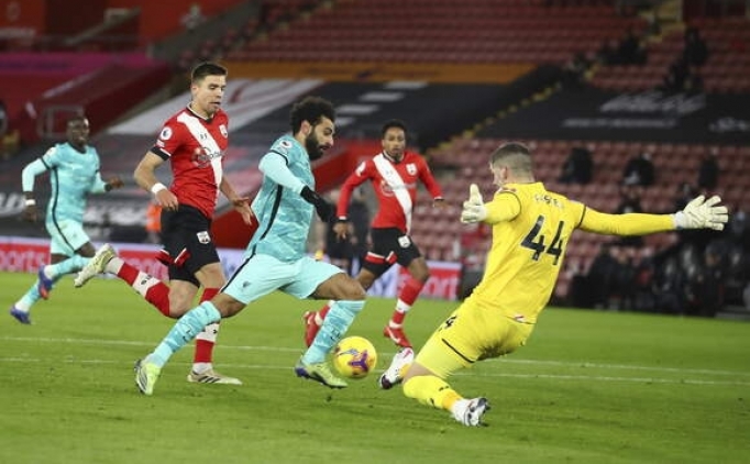 Liverpool'a deplasmanda Southampton'dan so�uk du�