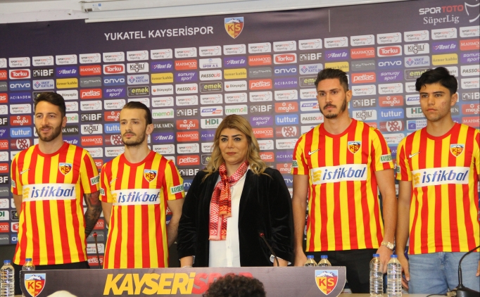 Kayserispor yeni transferlerini tan�tt�