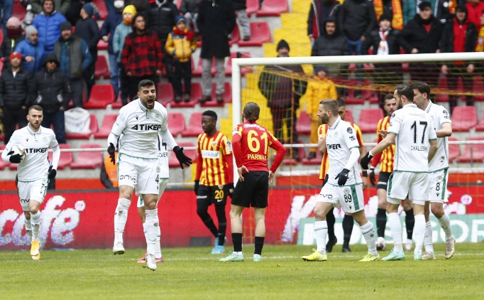 Konyaspor, Kayseri'de 2-0'dan d�nd�!