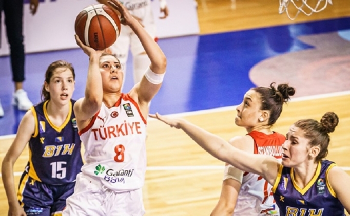 U18'de Bosna Hersek'e büyük fark: 80-35