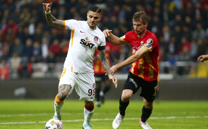 Galatasaray'ın yıldızları, Kayseri'de sönük kaldı!