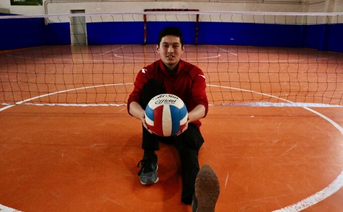 Ampute voleybolcunun hayali Milli Tak�m formas�!