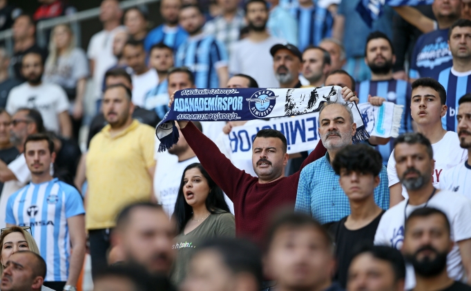 Adana Demirspor taraftarndan memnun