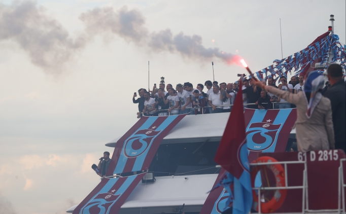 Trabzonspor'un kupa t�reninin yerel bas�nda yank�lar�