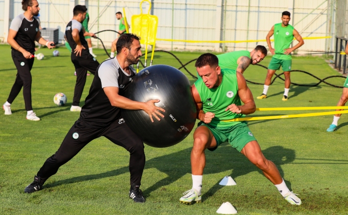 Konyaspor'da Vaduz mesaisi devam ediyor