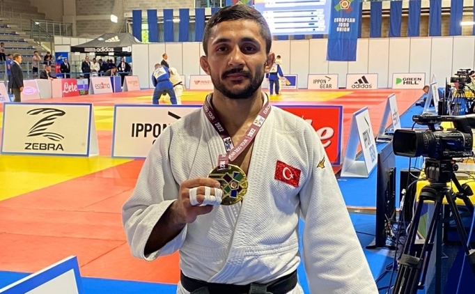 Milli judocu, �talya'da alt�n madalya kazand�