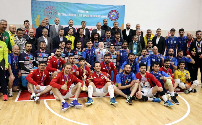 T�rkiye ��itme Engelliler Erkekler Voleybol �ampiyonas� sona erdi