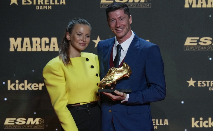 Lewandowski �st �ste ikinci kez Alt�n Ayakkab� �d�l�n� ald�