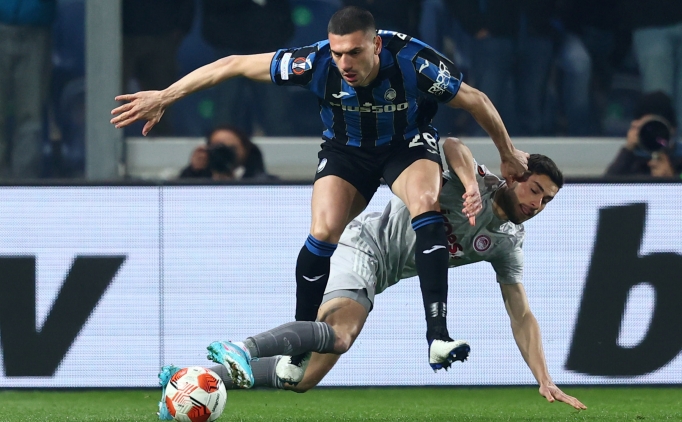 Merih Demiral'l� Atalanta, Olympiakos'u eledi