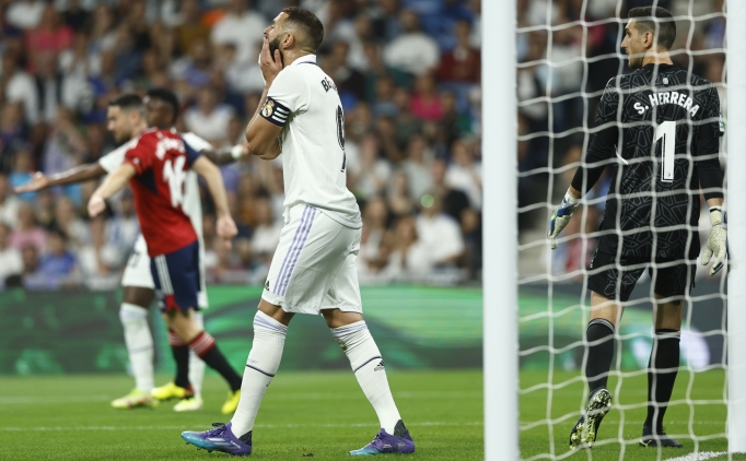 Real Madrid evinde puan kaybetti
