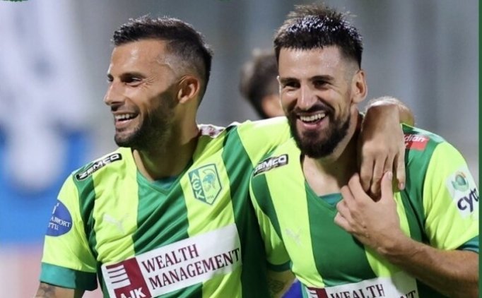 AEK Larnaca liginde galip geldi!