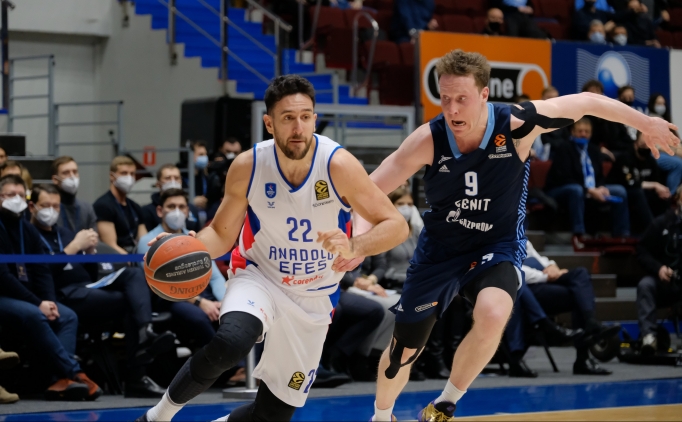 Anadolu Efes, Rusya'da ma�lup oldu