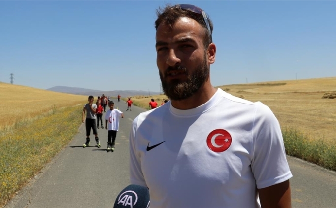 Eski milli kayak��, do�up b�y�d��� il�ede kendisi gibi �ampiyonlar yeti�tiriyor