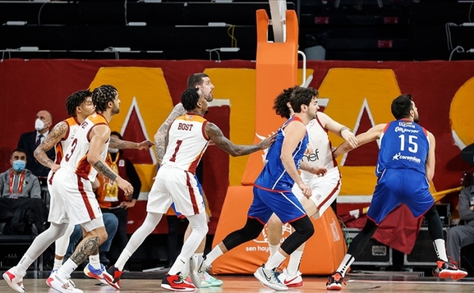 Anadolu Efes-Galatasaray Nef play-off yar final mcadelesi balyor