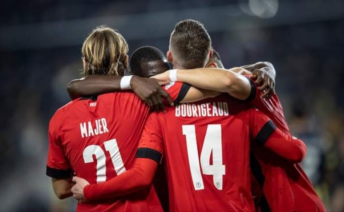 6 goll man galibi Rennes oldu