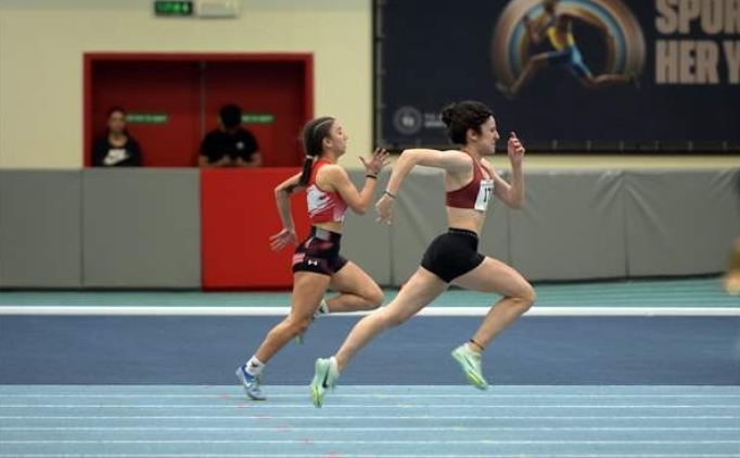 Salon Atletizm �ampiyonas�'nda ilk g�n sona erdi