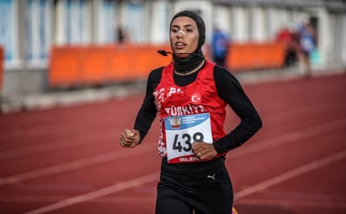 Milli atletten Fransa'daki ba��rt�s� yasa��na tepki