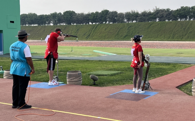 Enkazdan ��kan milli at�c�lar, D�nya Kupas�'nda m�cadele etti