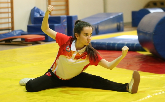 Milli sporcu cimnastik, y�zme ve tenisin ard�ndan g�z�n� wushuya dikti
