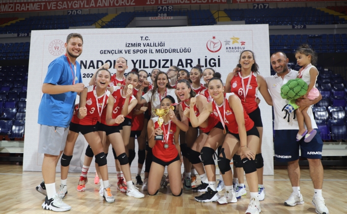 Anadolu Y�ld�zlar Ligi Voleybol T�rkiye Birincili�i, �zmir'de tamamland�