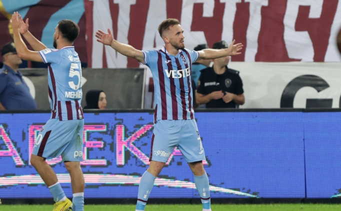 Trabzonspor'un golleri 8 farkl isimden