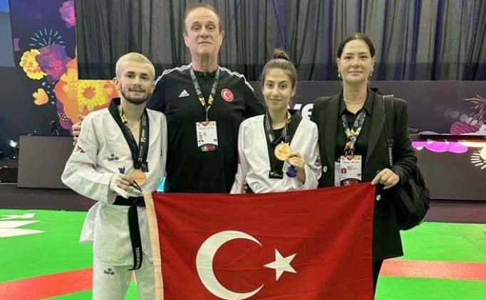 Milli para tekvandoculardan Meksika'da 2 bronz madalya