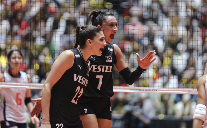 Yenilgiyi unuttuk! Filenin Sultanlar�, Bel�ika'ya set vermedi