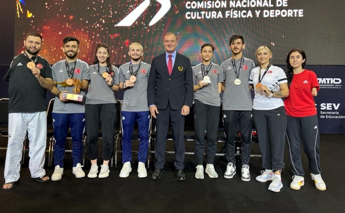 Milli para tekvandoculardan Dünya Şampiyonası'nda 7 madalya