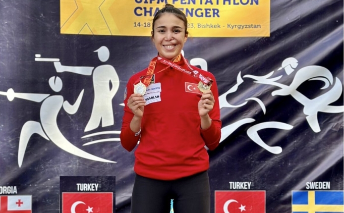 Milli pentatlet �lke �zy�ksel K�rg�zistan'da �ampiyon